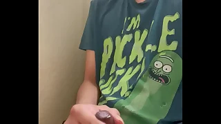 Happy 18 year gently masturbates until orgasm.